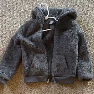 Nike Charcoal Fleece Jacket